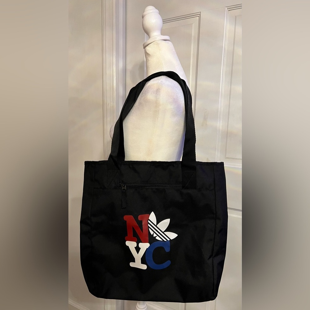Adidas Black and Red Logo Tote